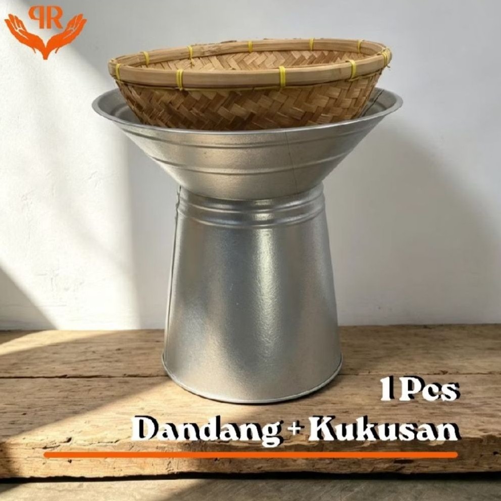 Seeng Dangdang Almunium Plus Kukusan Aseupan Bambu / Seeng Dangdang