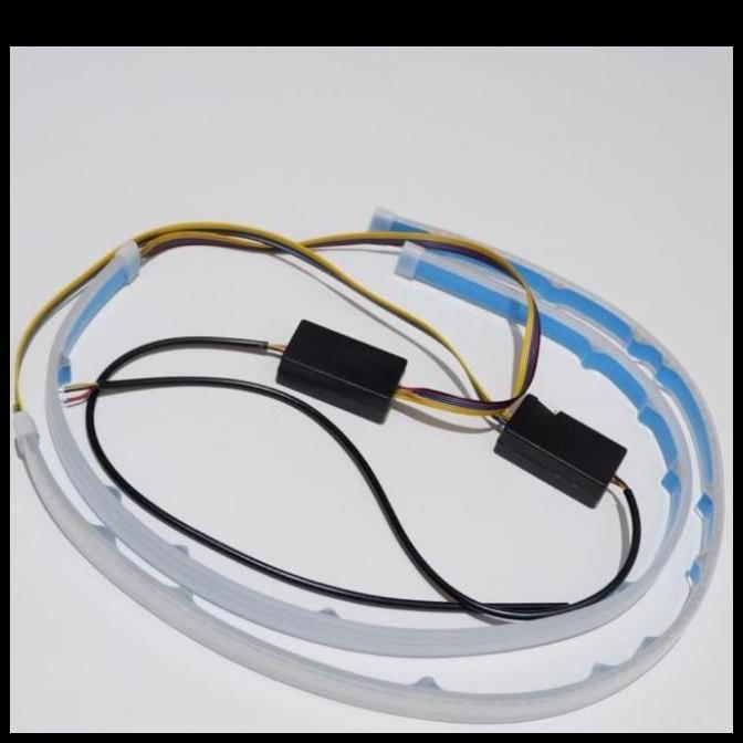 TERLARIS LAMPU ALIS RUNNING TURNING LED 2 WARNA MOBIL EVALIA