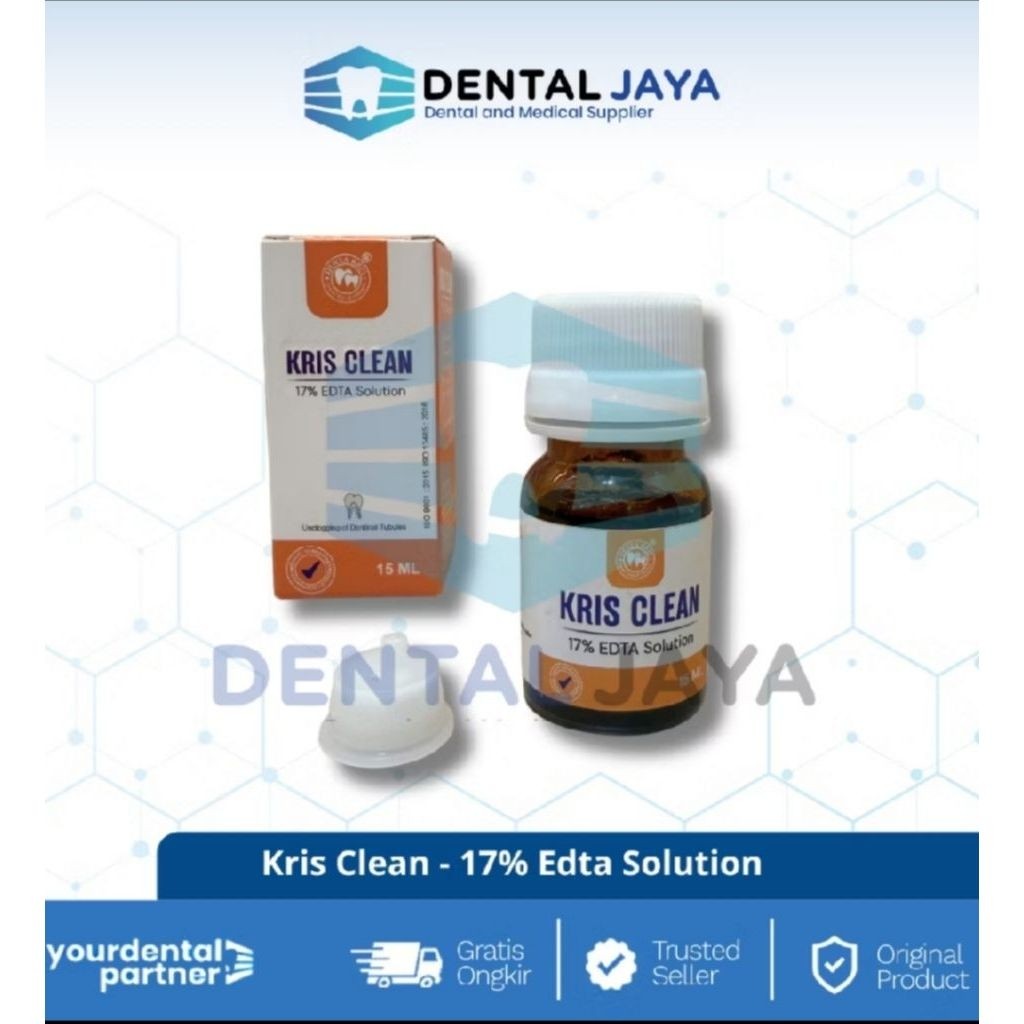 Dental Kris Clean Edta Cair Solution | Edta 17% | Cairan Irigasi