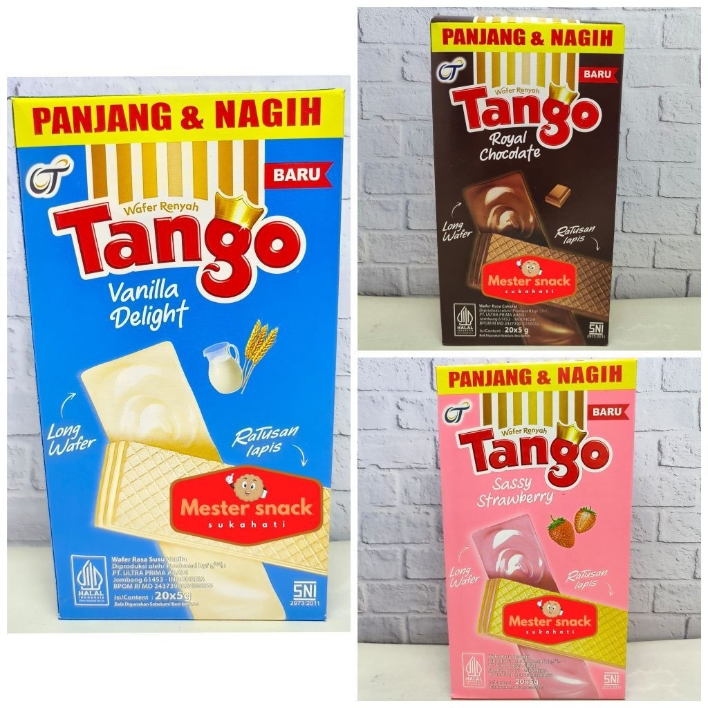 Tango 500 (BOX) | Wafer Tango | Wafer Tango Coklat | Wafer Tango Vanilla | Wafer Tango Strawberry | 