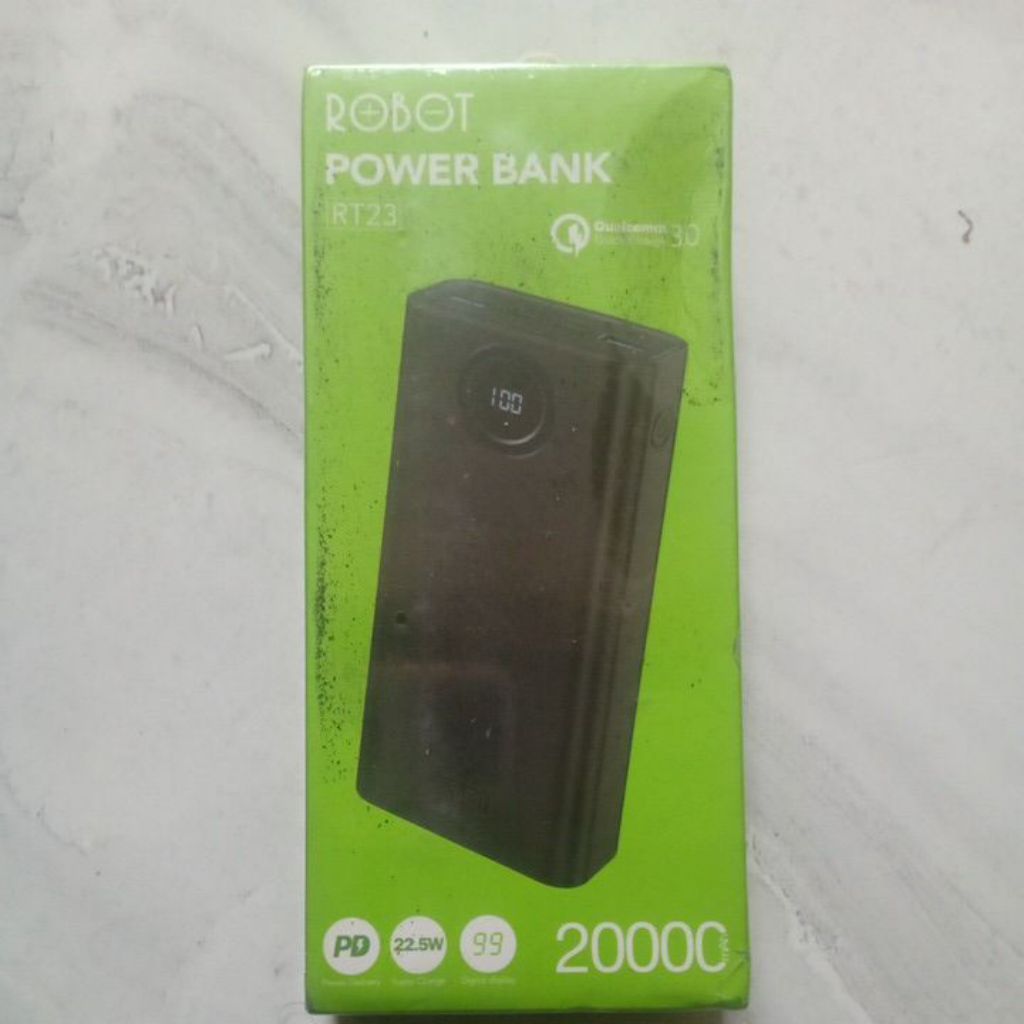 Powerbank Robot RT-23 20000mAh Quick Charge 3 Port