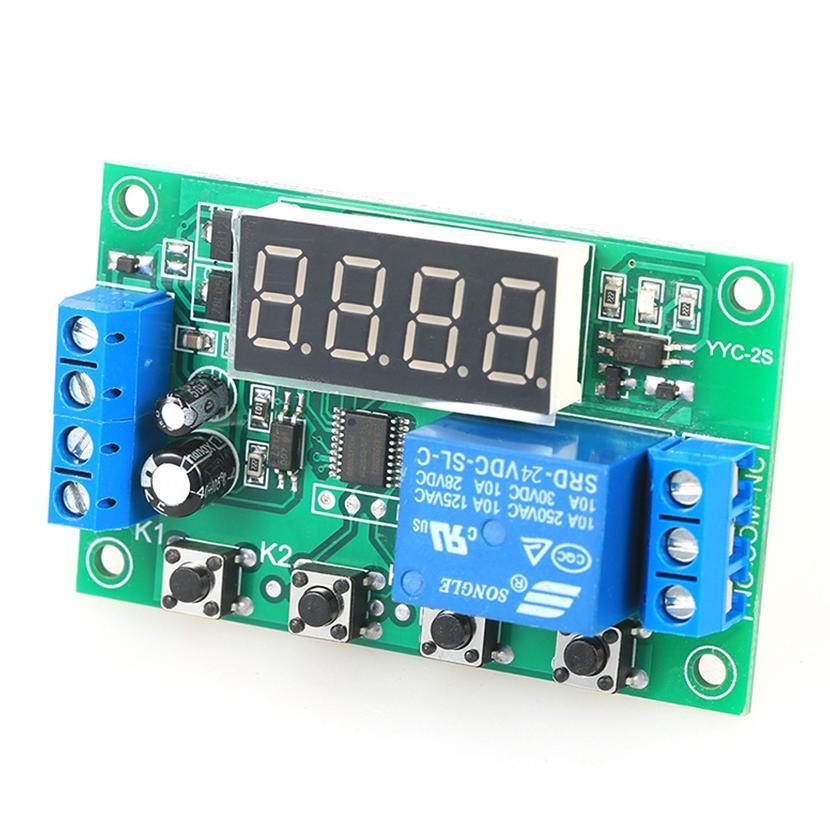 YYC-2S Modul Relay Timer Delay Timer DC 5V 12V 5A Adjustable