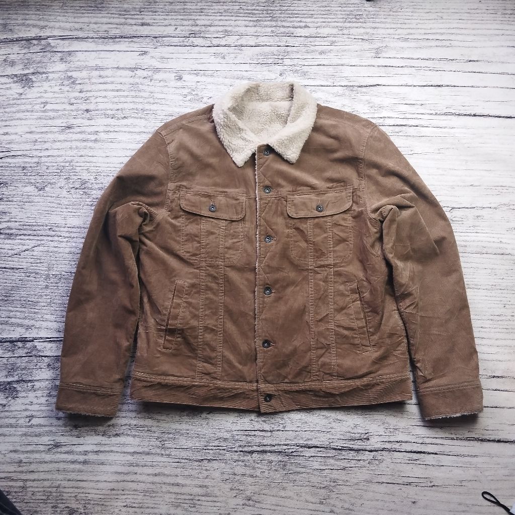 UNIQLO CORDUROY SHERPA JACKET MEN