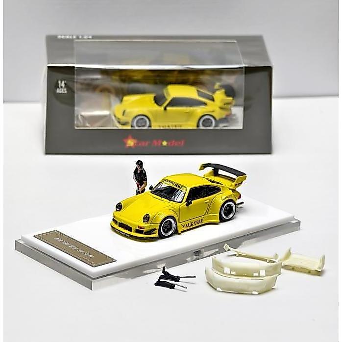 Star Model Porsche RWB 930 Valkyrie GT Wing Akira Nakai Figure With Bodykit Toolbox Set Edition Cand