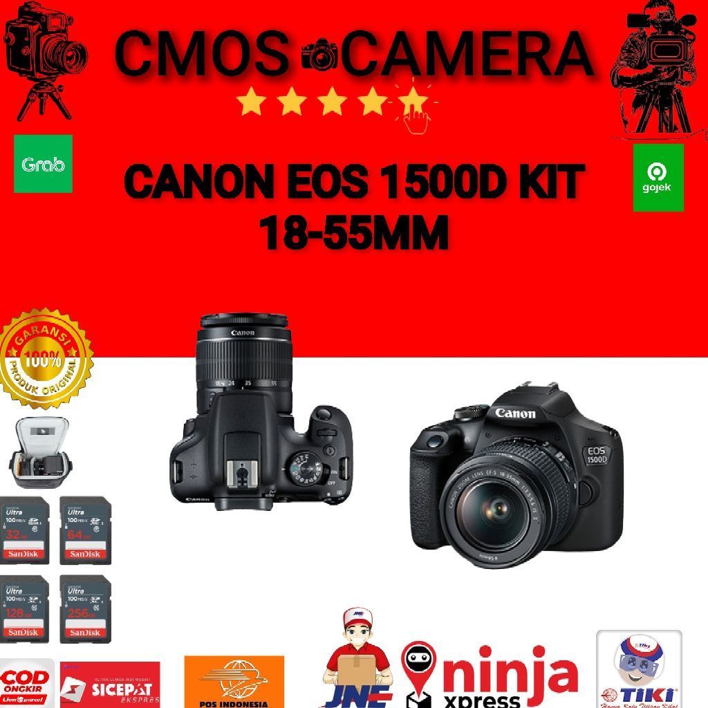 Canon EOS 1500D Kit 18-55MM kamera DSLR