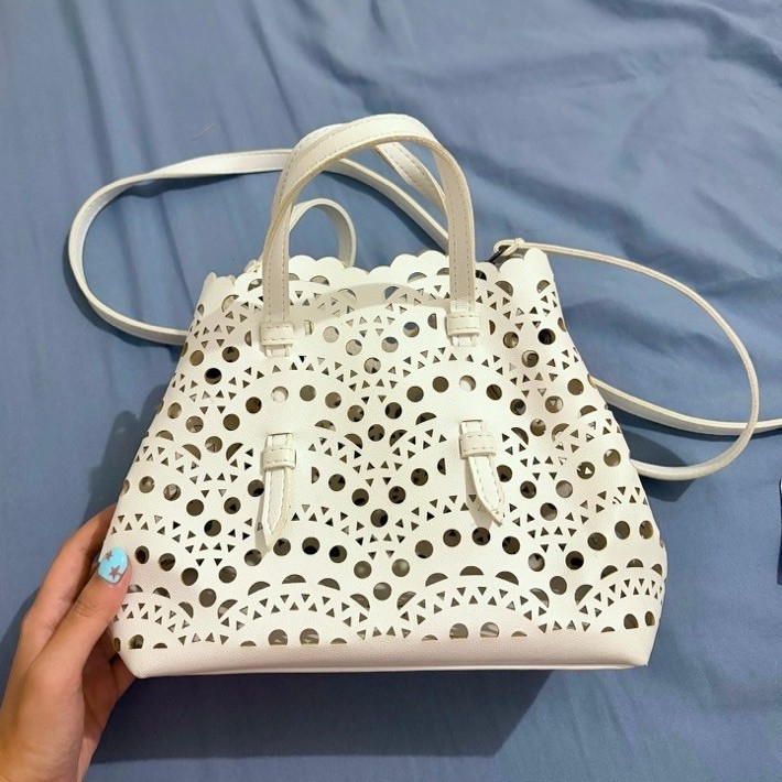 daye alaia bag white lookalike