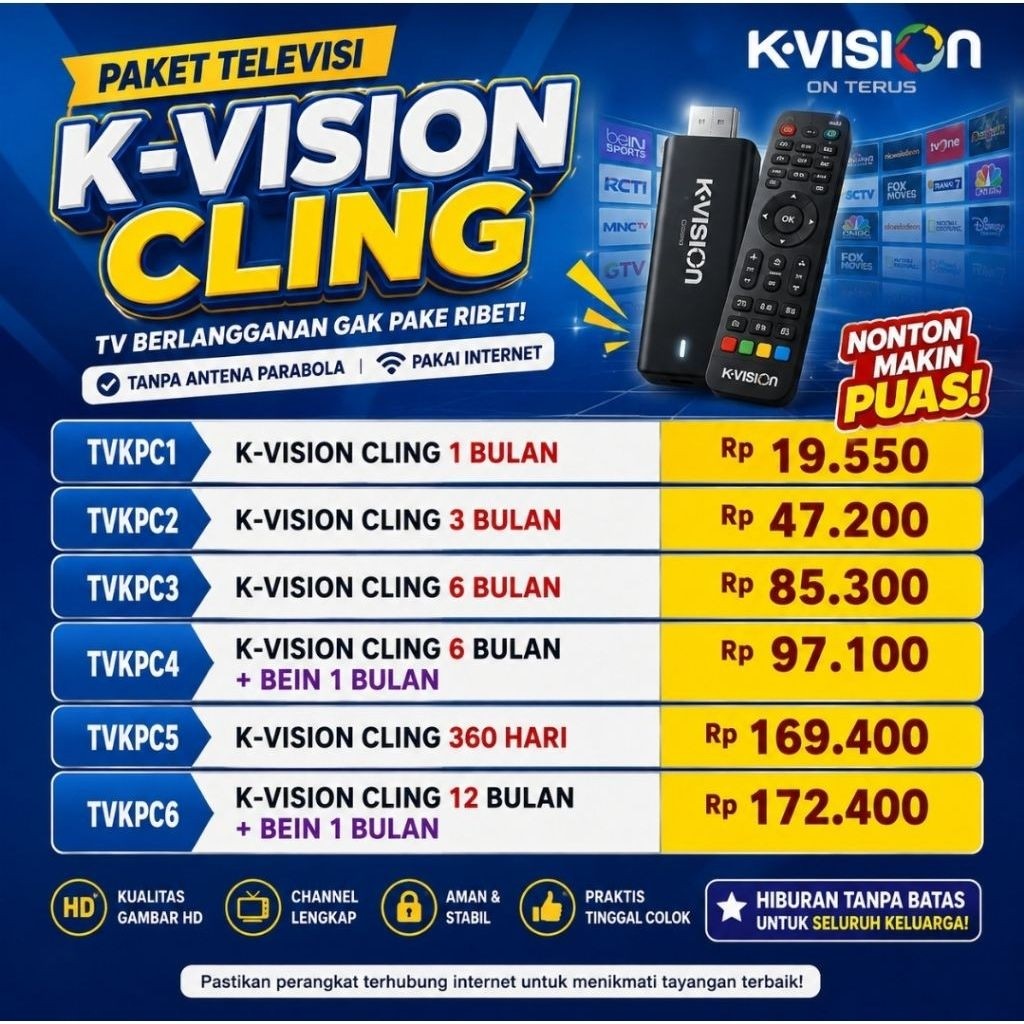 Paket K Vision Cling