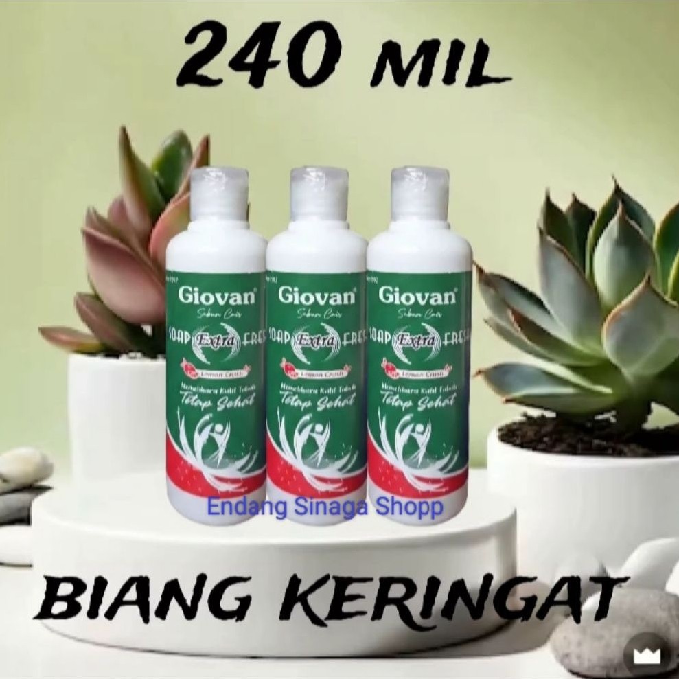 Sabun Giovan Soap Fresh 240 ML-Giovan sabun cair