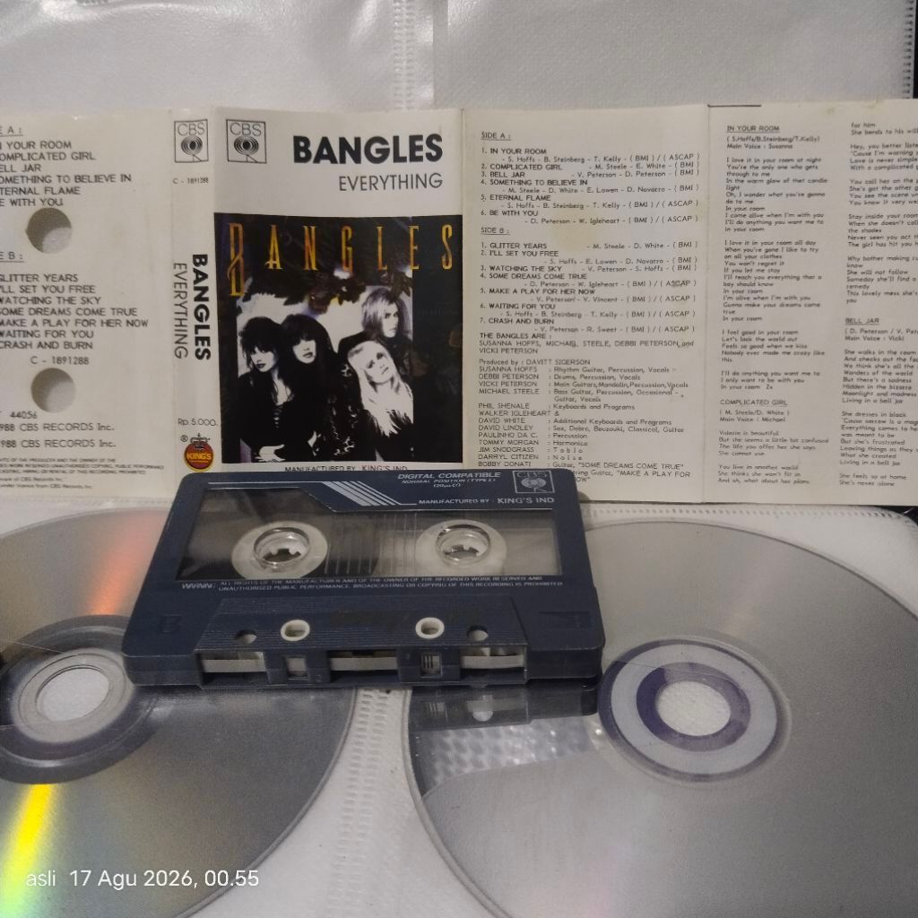 kaset pita Bangles // everything