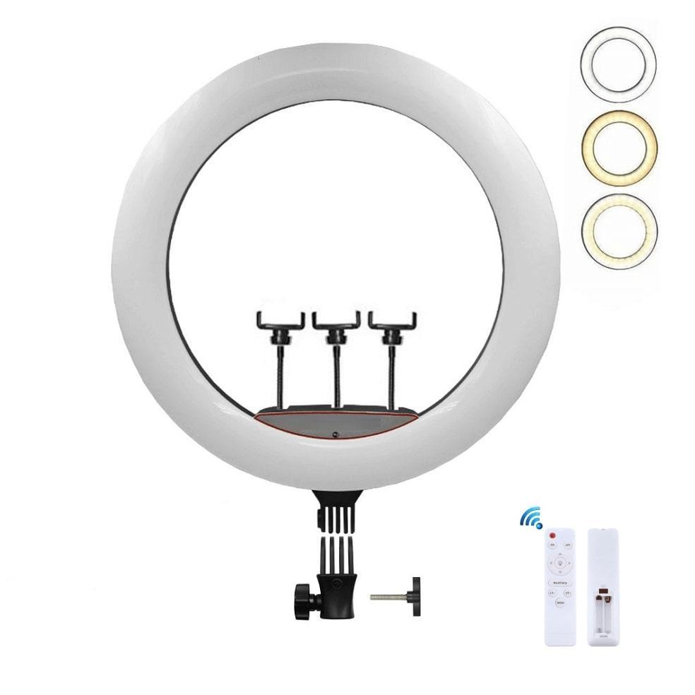 ORIGINAL Besar 45CM XXL Ring Light3 HP Remote Dimmable Beauty ringlight Ring Vlogge ring light besar