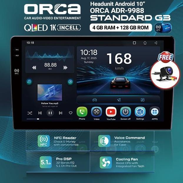 EVAHI Head Unit Android 10 inch XPANDER 2022 ORCA