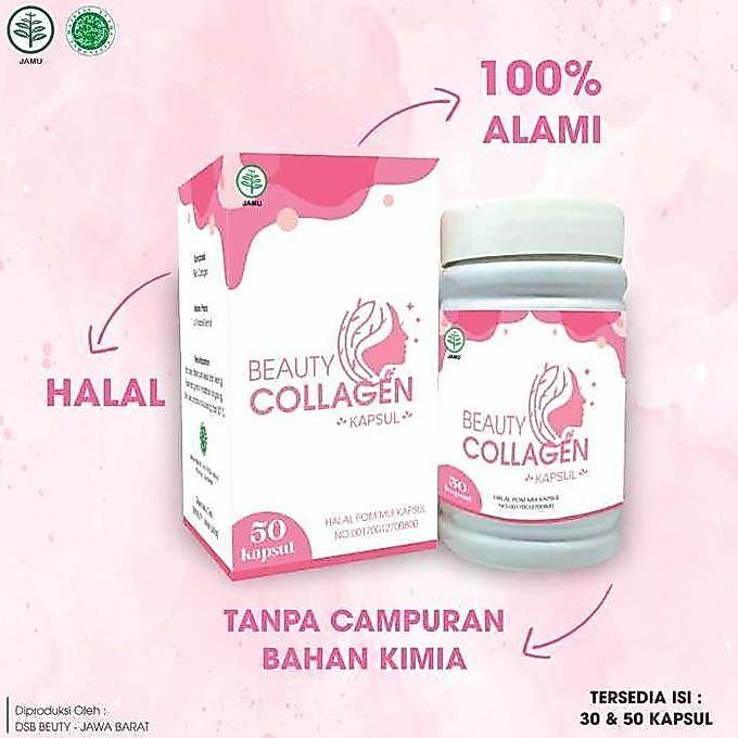 Beauty Collagen Kapsul | Kapsul Kolagen Perawatan Kulit 50 Kapsul