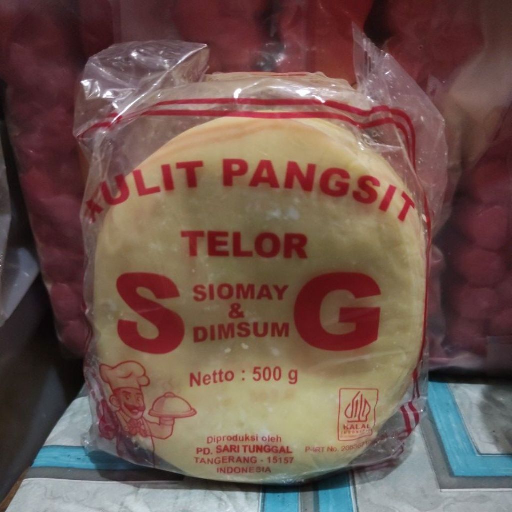 Kulit Pangsit Telor SG Siomay & Dimsum 500gr