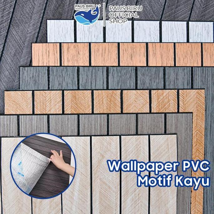 [] Paus Biru - PREMIUM Wall Panel PVC+foam WoodPanel Dinding 3D PVC+foam Wpc Panel Terlengkap 30x30c