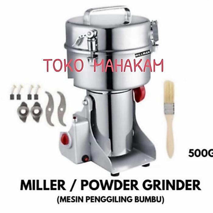 MESIN PENGGILING BUMBU KERING /MILLER /POWDER GRINDER 500 GRAM
