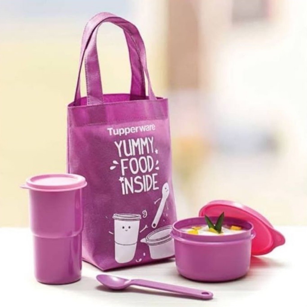 festive set yummy food inside tupperware