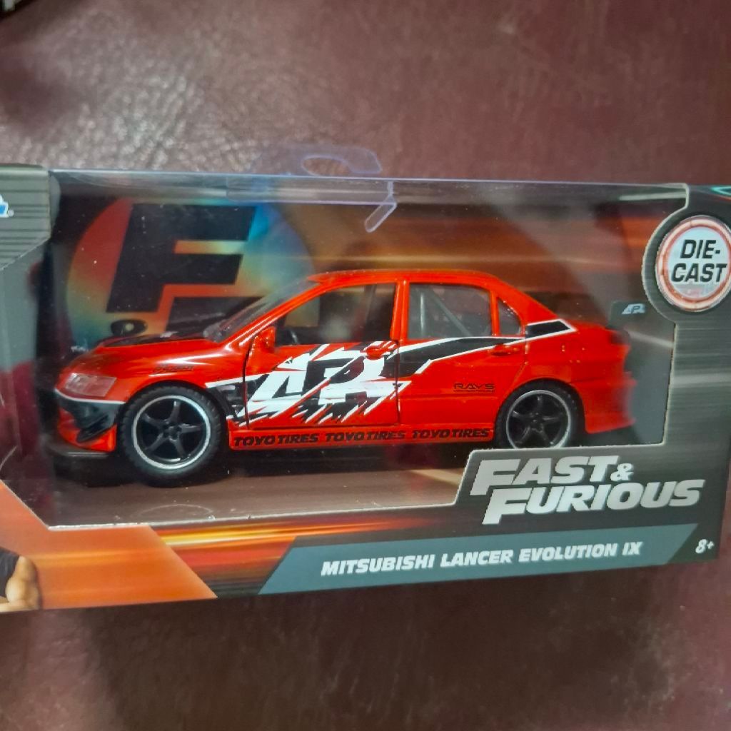 Jada fast and furious 1:32 lancer evo tokyo drift