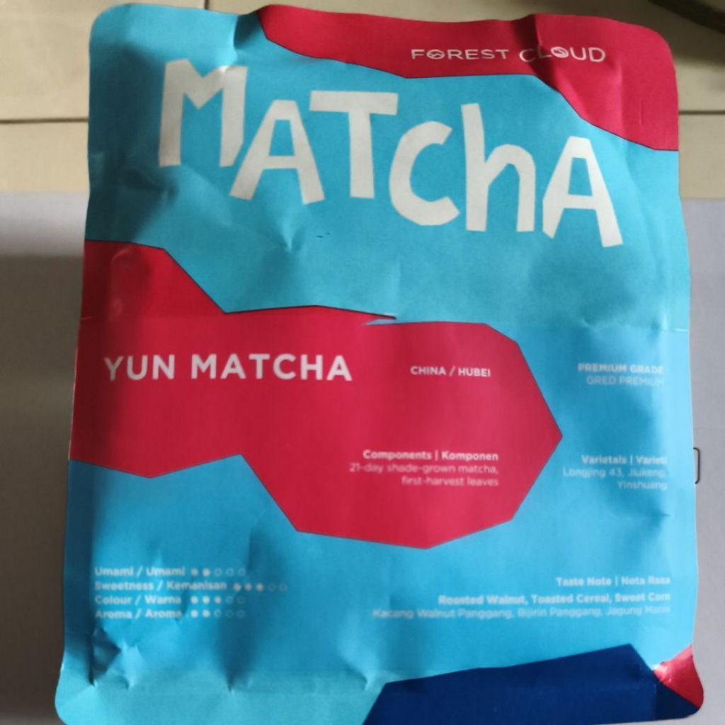 [READY] FOREST CLOUD YUN MATCHA 250GR
