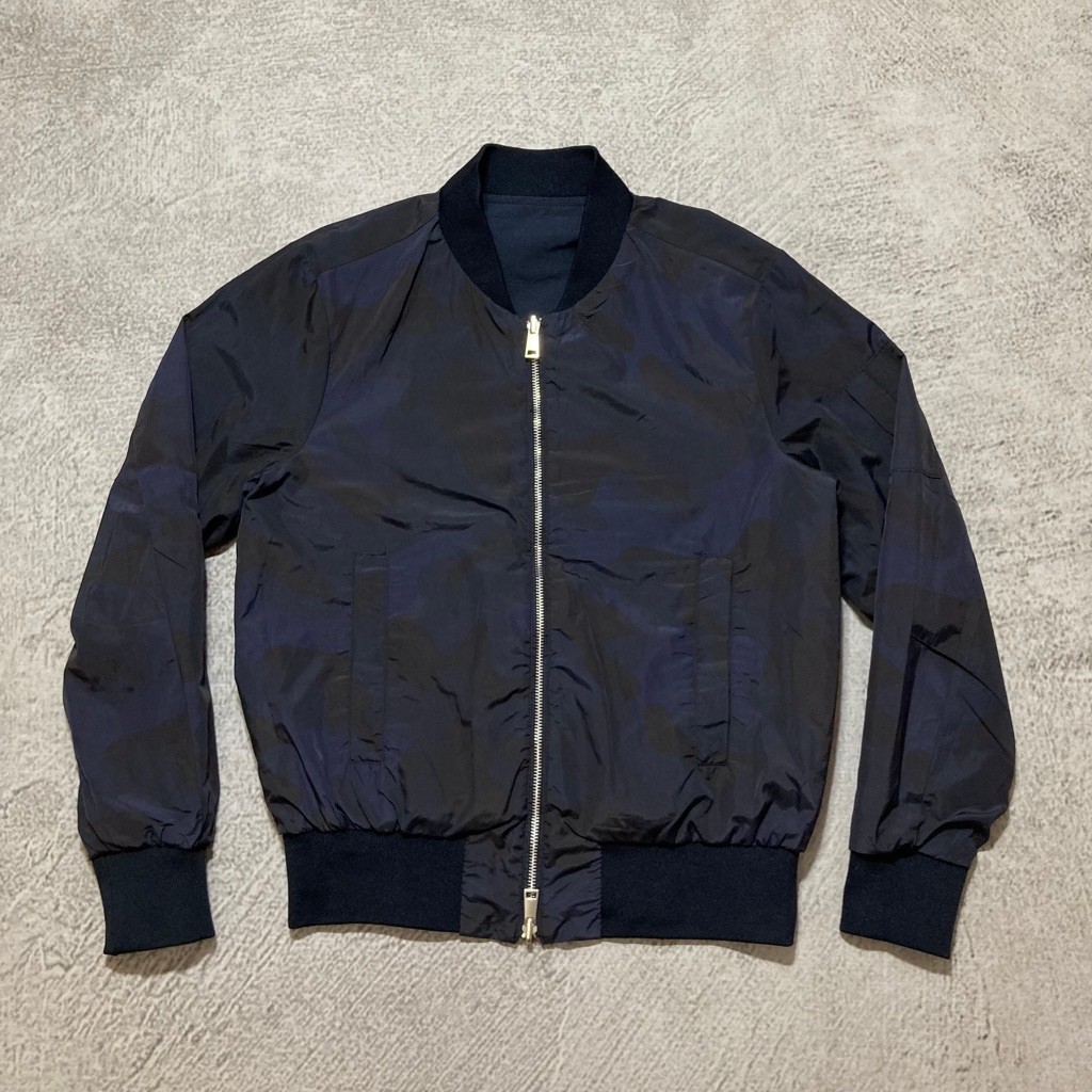 Global Work Reversible Double Zipper Bomber Jacket
