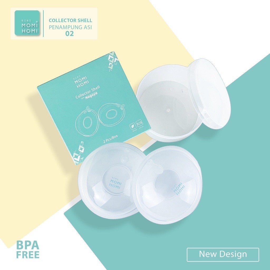 MOMI HOMI Breast Milk Collection Shell tempat / wadah penampung asi Saver Collector susu ASI Alterna