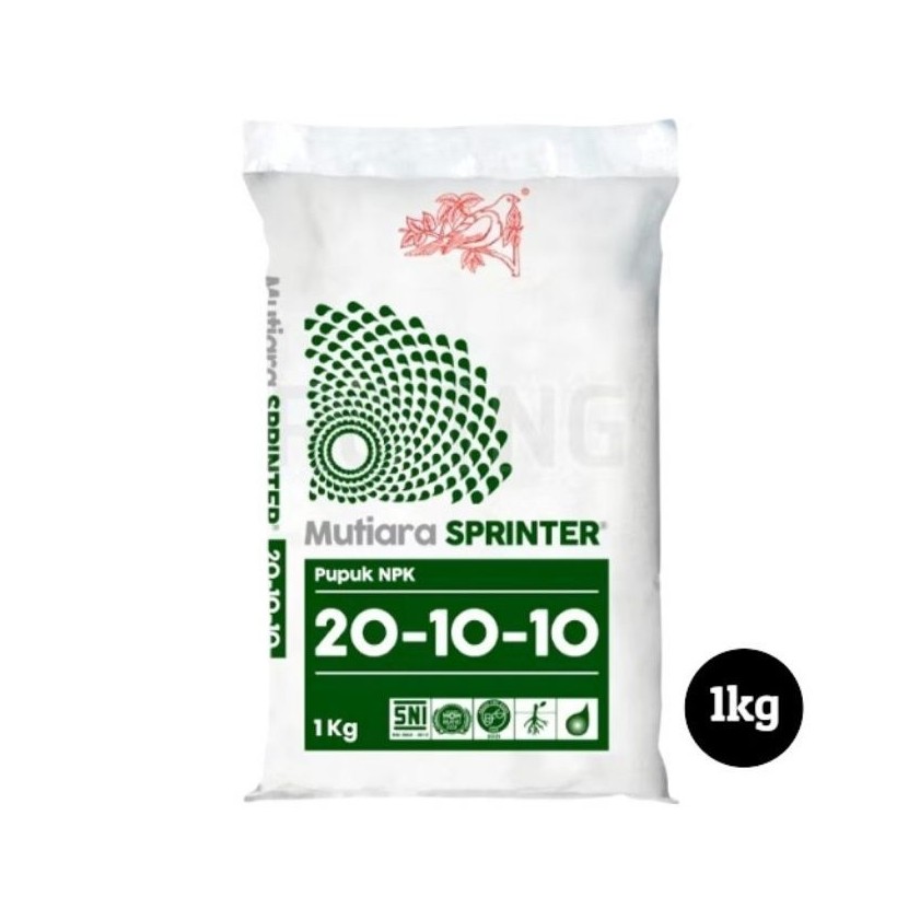 Mutiara SPRINTER 1KG Pupuk NPK 20-10-10-Meroke