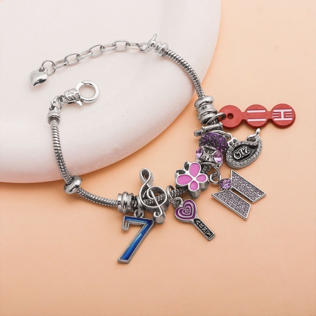 BTS Pandora Bracelet | Gelang Tangan BTS | Charms BTS | Pendant BTS | BTS ARIRANG Bracelet