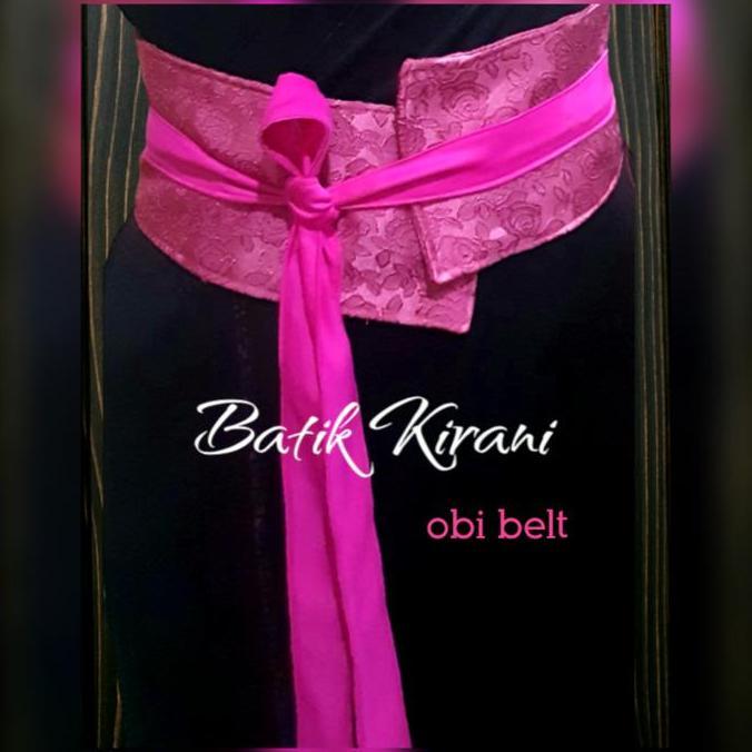 obi belt/ ikat pinggang/ obi pink /obi merah muda
