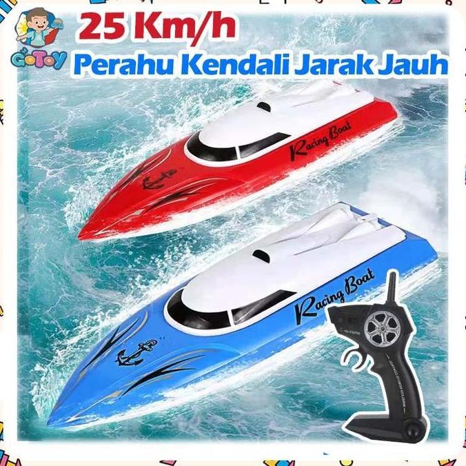 2.4GHz Kapal Remote Control Super Besar Model Kapal Remote Control Nirkabel Tahan Air Listrik RC Rac