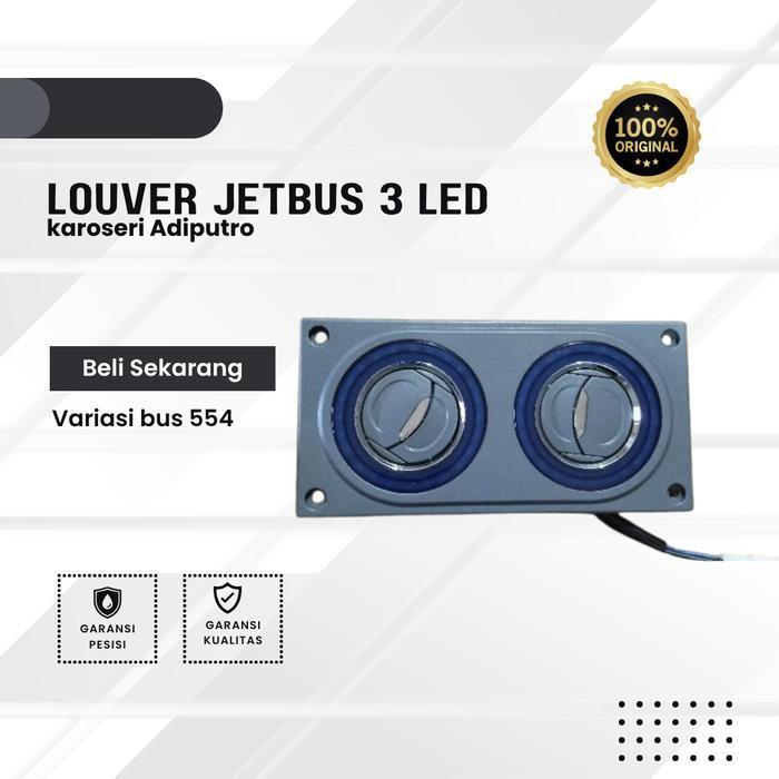 Louver Lover Lower Lubang Kisi Ac Mini Bus Elf Jetbus Truk 5 Cm Abu-Abu Coklat Air Ventilasi Tutup A