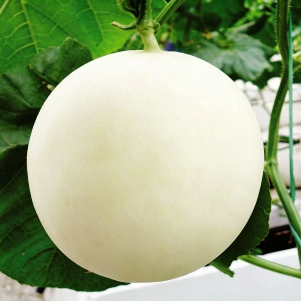 3 Butir Benih Buah Melon Madu Putih Benih Unggul Benih Melon Putih