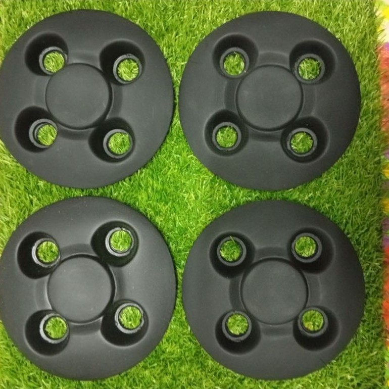 1set Dop velg kaleng PCD 4×100, pcd 4×110, pcd 4×114, pcd 5×114, warna hitam, putih, silver COD