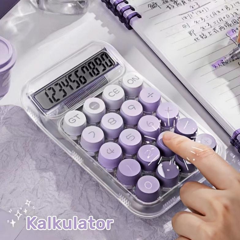 Kalkulator Multifungsi / Calculator Lucu Spesifik Murid / Kalkulator 12 Digit Tampilan HD Calculator