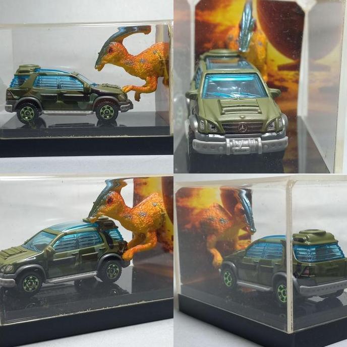 MATCHBOX MERCEDES ML320 W163 DAN DIORAMA SEPERTI JURASSIC WORLD DIECAST MOBIL SUV MERSI MERCY ML 320