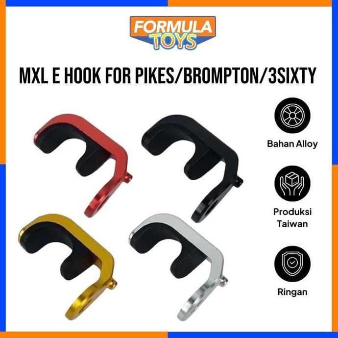 Promo PENGAIT FRAME SEPEDA LIPAT MXL E HOOK FOR PIKES/BROMPTON/3SIXTY Diskon