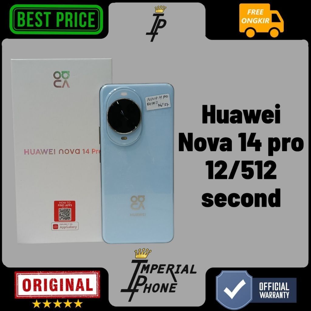 Huawei Nova 14 pro 12/512 second