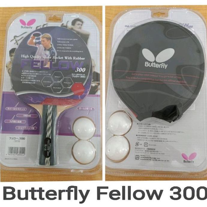 TERBARU - Bat tenis meja bet pingpong Butterfly Fellow 300
