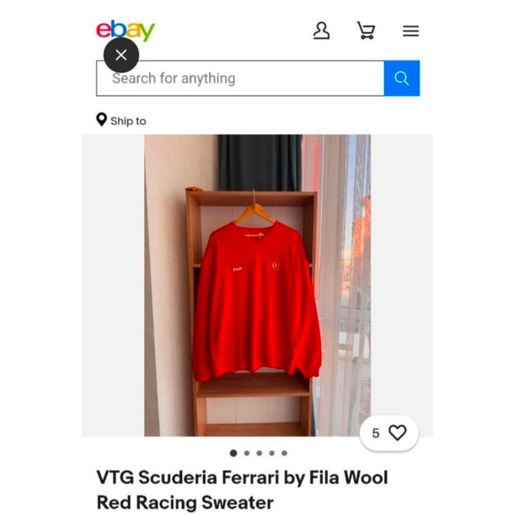 VTG SCUDERIA FERRARI by FILA KNITWEAR SECOND BRANDED