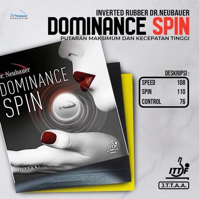 Karet Bet Pingpong Tenis Meja DR. NEUBAUER DOMINANCE SPIN Original