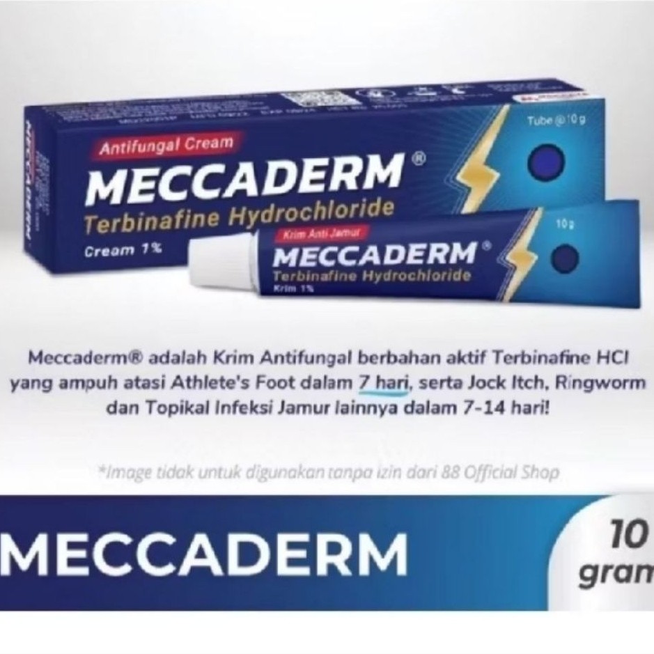 Meccaderm 10gr Krim Anti Jamur Untuk Infeksi Tinea Pedis