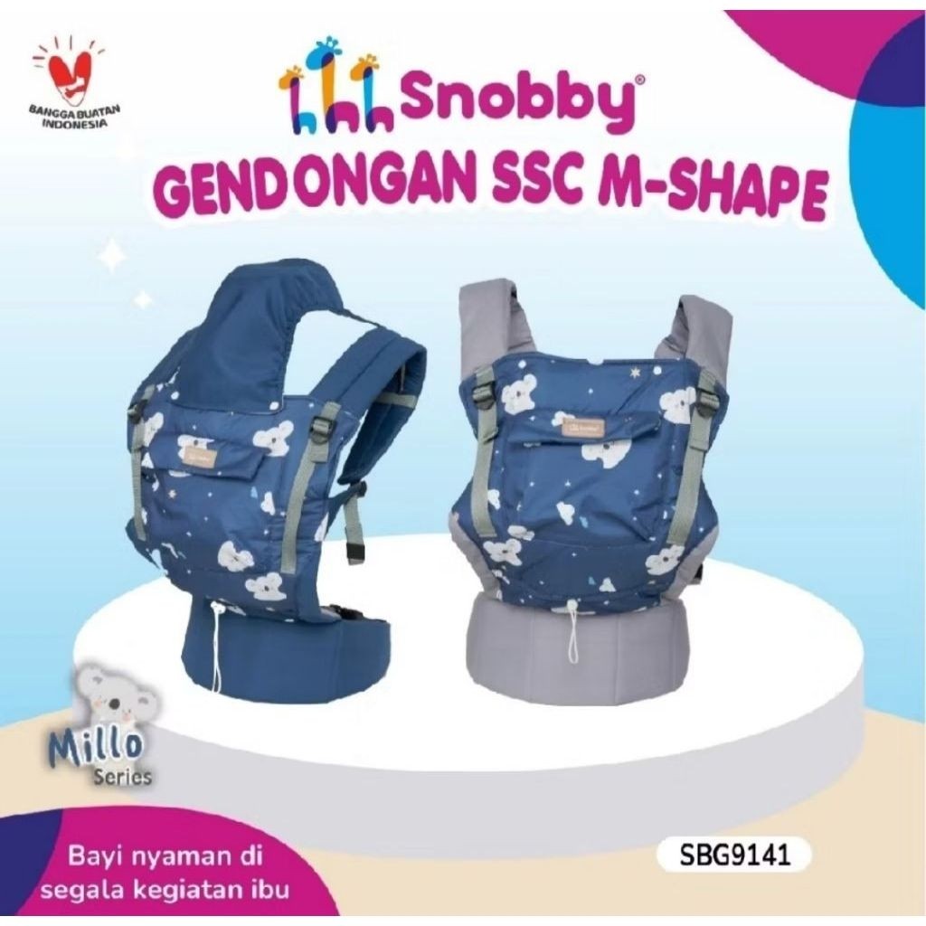 Gendongan bayi Snobby  M shape SBG 9141