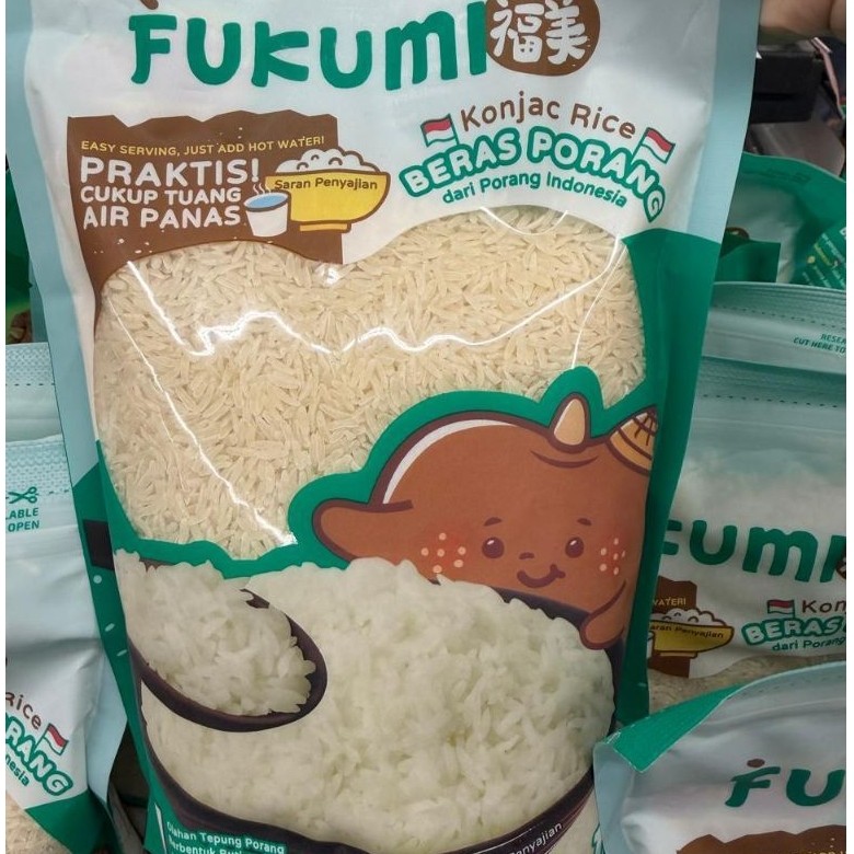 1KG FUKUMI KONJAC RICE. BERAS FUKUMI. KONJAC RICE. BERAS FUKUMI. BERAS KONJAC.