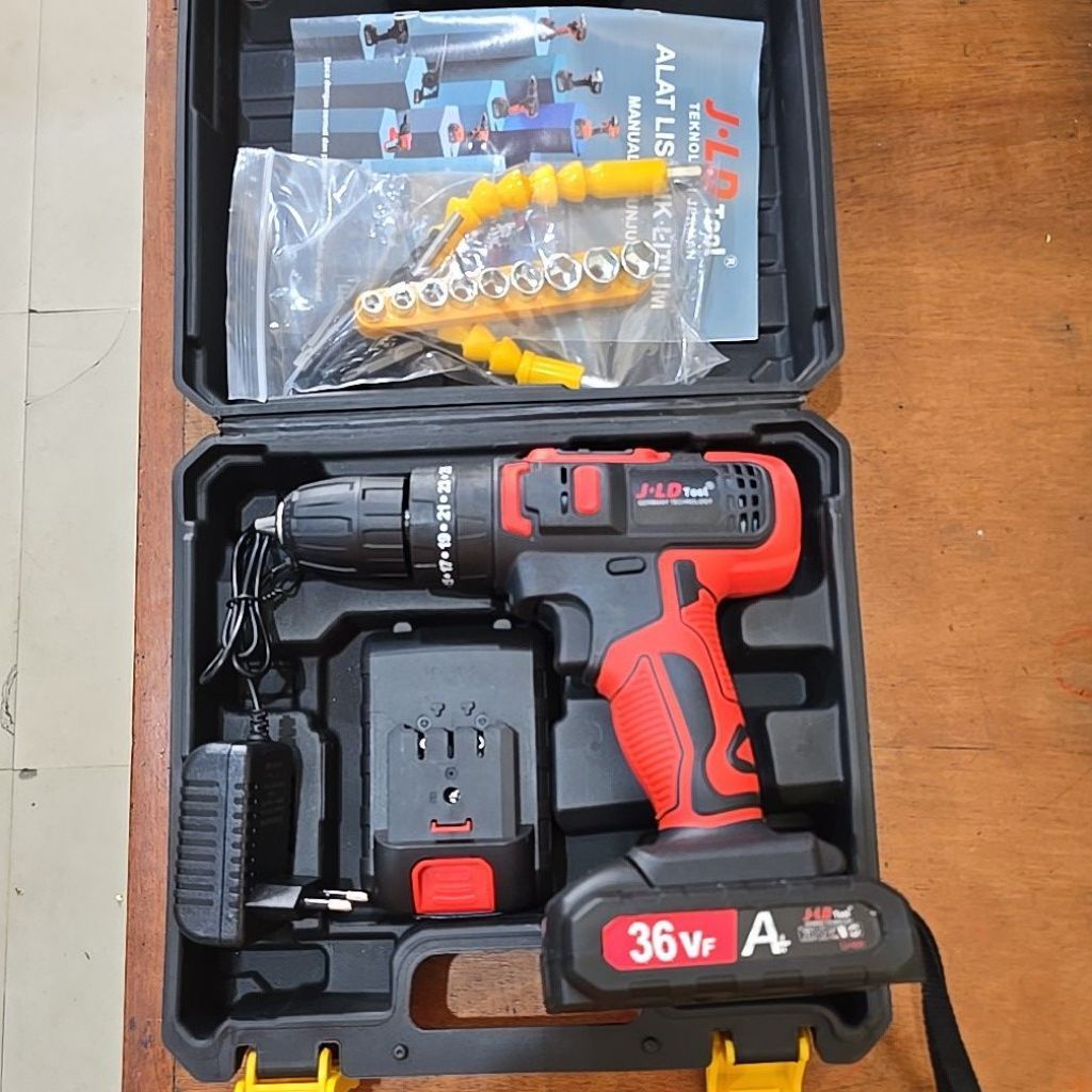 bor cas 36volt J.LD /bor cordless bor baterai 36volt / bor beton baterai 36v J.LD 36volt / bor cas 3