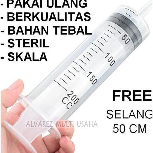 Spuit Syringe 150 Ml/Cc Steril / Suntikan Besar