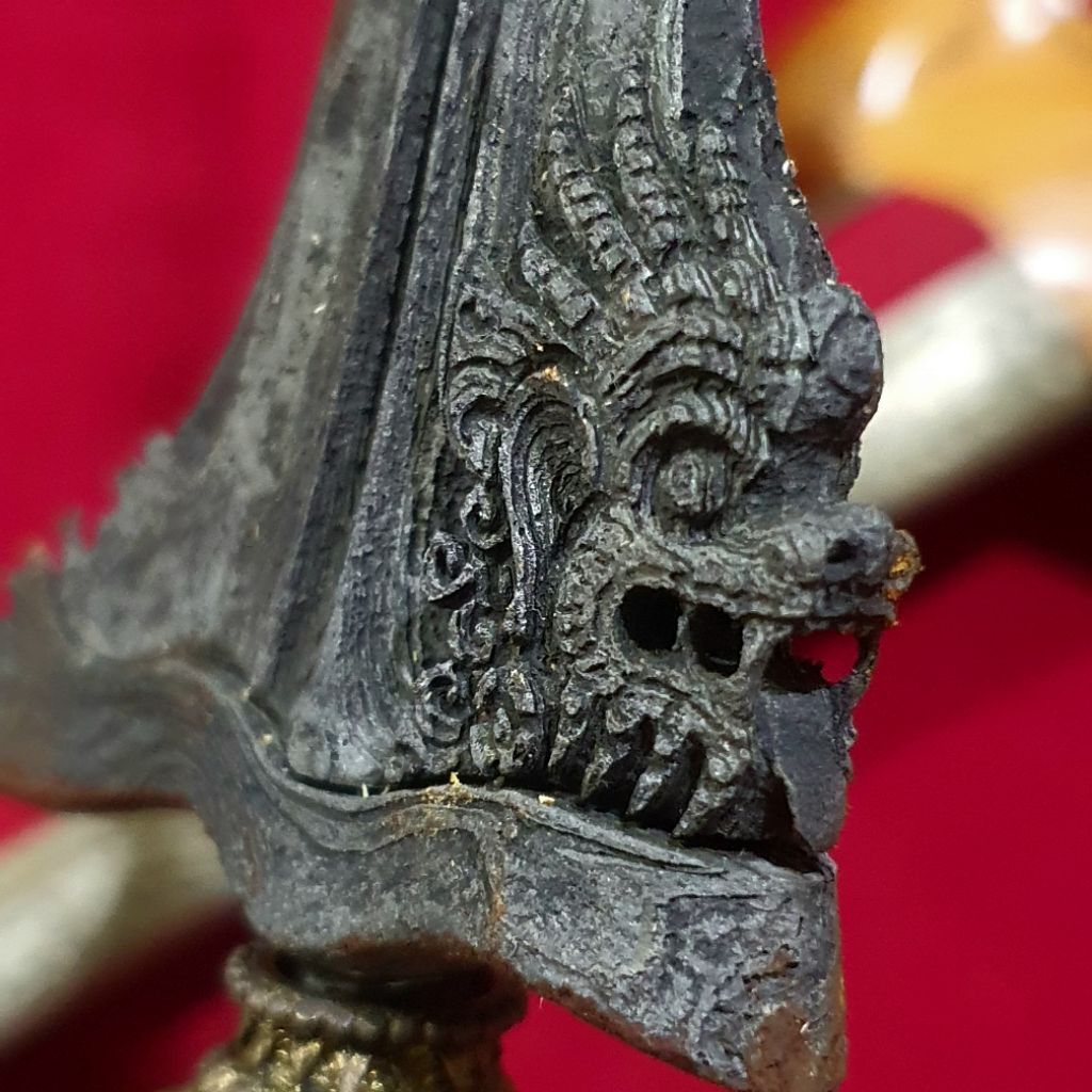 Keris Makoro Luk 13 Kulit Semangka Mataram Sultan Agung sepuh.