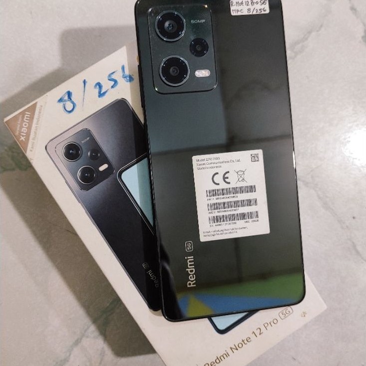 Xiaomi Redmi Note 12 Pro 5G 8/256 Fullset Mulus No Minus