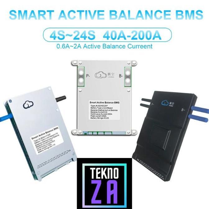 Jk Bms Smart Active Nce 4S~24S 60A~200A Lifepo4 Li Ion
