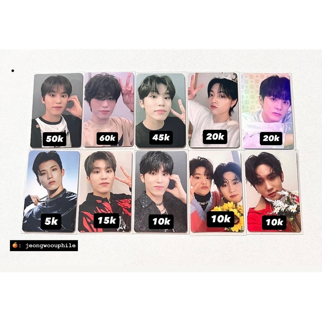[BACA DESKRIPSI] photocard treasure jeongwoo ld beverage coex haruto asahi doyoung mashiho night gar