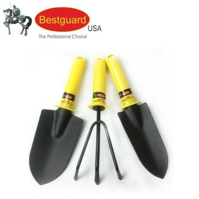 Ratu_seller428 - Bestguard Paket Alat Kebun 3 Sekop Mini & Garu Mini Alat Kebun 3 Pcs untuk Taman Pr
