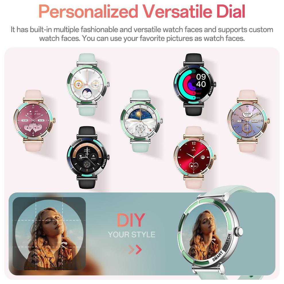 Exclusive Aolon Lily R3 Smartwatch Wanita Waterproof 1Atm Bluetooth Call Menstrual Monitoring Sports