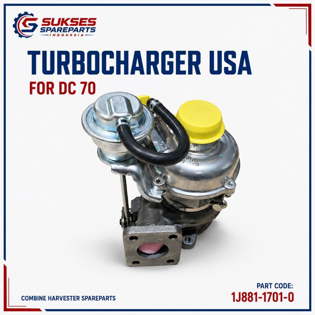 TURBO DC 70 | TURBOCHARGER USA DC 70 1J881-1701-0 | Grosir Spareparts Combine
